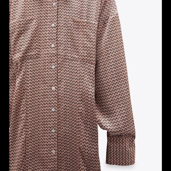 Printed shirt dress - Picture 5 of 9